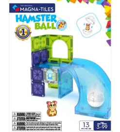 Magna-Tiles Magnetlegetøj|Konstruktionslegetøj*Magnetsæt - 13 Dele - Hamster Wheel + MicroMAGS