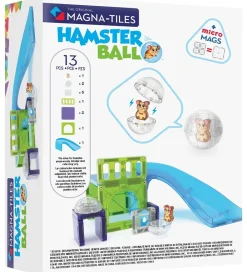 Magna-Tiles Magnetlegetøj|Konstruktionslegetøj*Magnetsæt - 13 Dele - Hamster Wheel + MicroMAGS