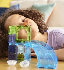 Magna-Tiles Magnetlegetøj|Konstruktionslegetøj*Magnetsæt - 13 Dele - Hamster Wheel + MicroMAGS
