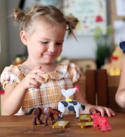 Magna-Tiles Magnetlegetøj*Magnetsæt - 25 Dele - Farm Animals