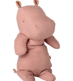 Bamser-Maileg Bamse - Safari Friends - Flodhest - Medium - Rosa