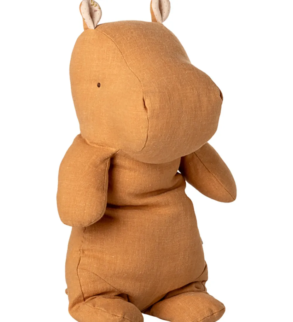 Maileg Bamser*Bamse - Safari Friends - Flodhest - Medium - Honninggul