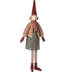Maileg Dekoration|Julepynt*Nisse - Str. 4 - Pige m. Nederdel Og Cardigan