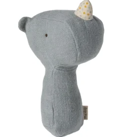 Gribelegetøj-Maileg Rangle - Lullaby Friends - Næsehorn - Dusty Blue