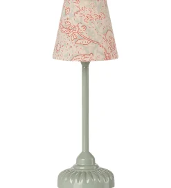 Dukker Og Tilbehør-Maileg Vintage Gulvlampe - Mus - Mint