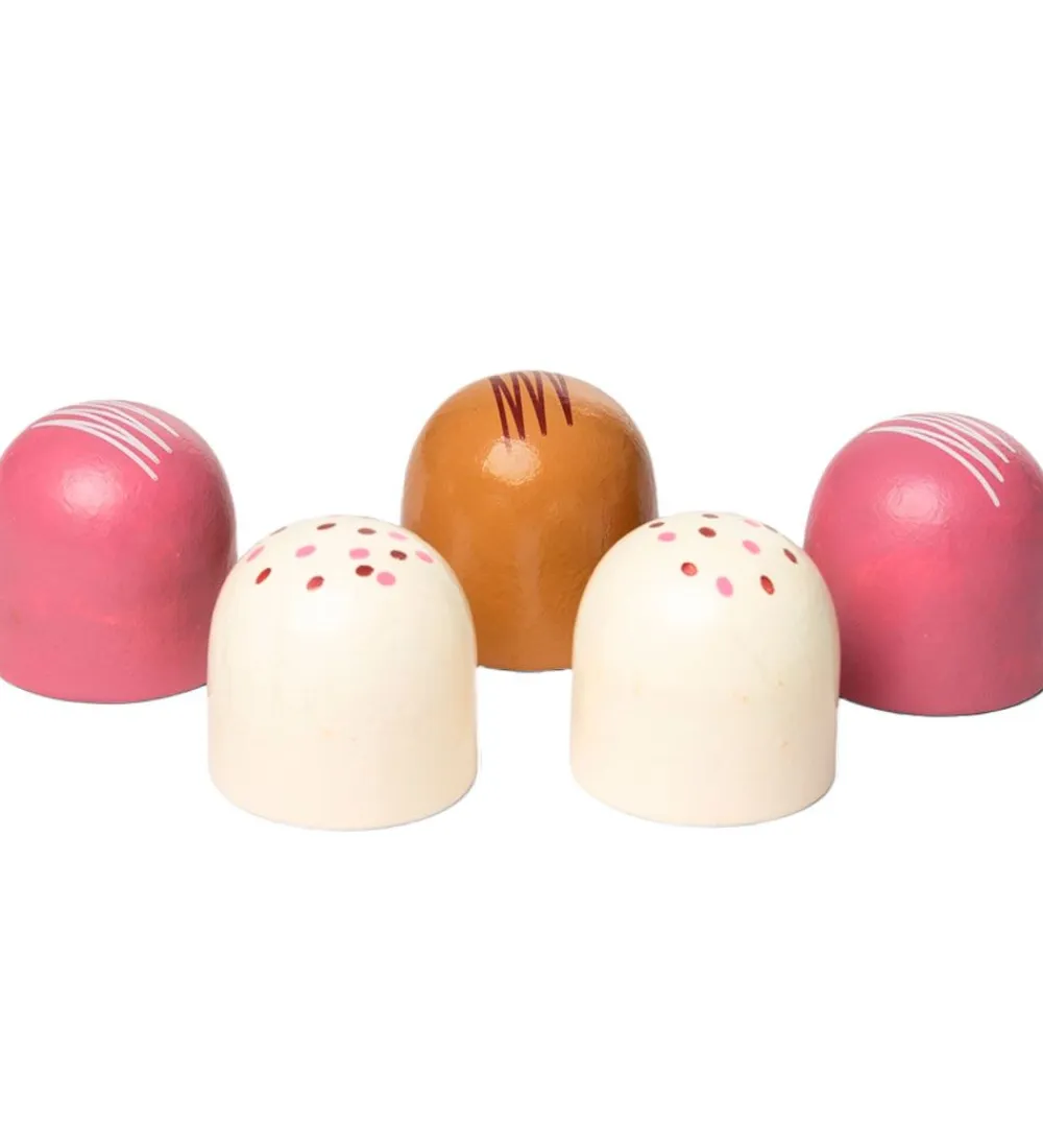 MaMaMeMo Legemad*Legemad - Flødeboller, Ruby - Træ