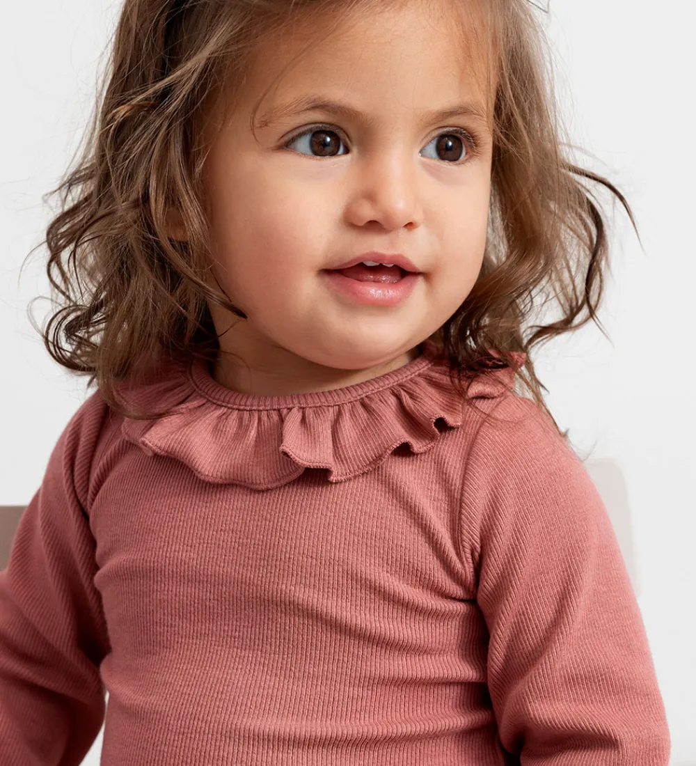 Bodyer-MarMar Body l/æ - Rib/Modal - Brandine - Perished Rose