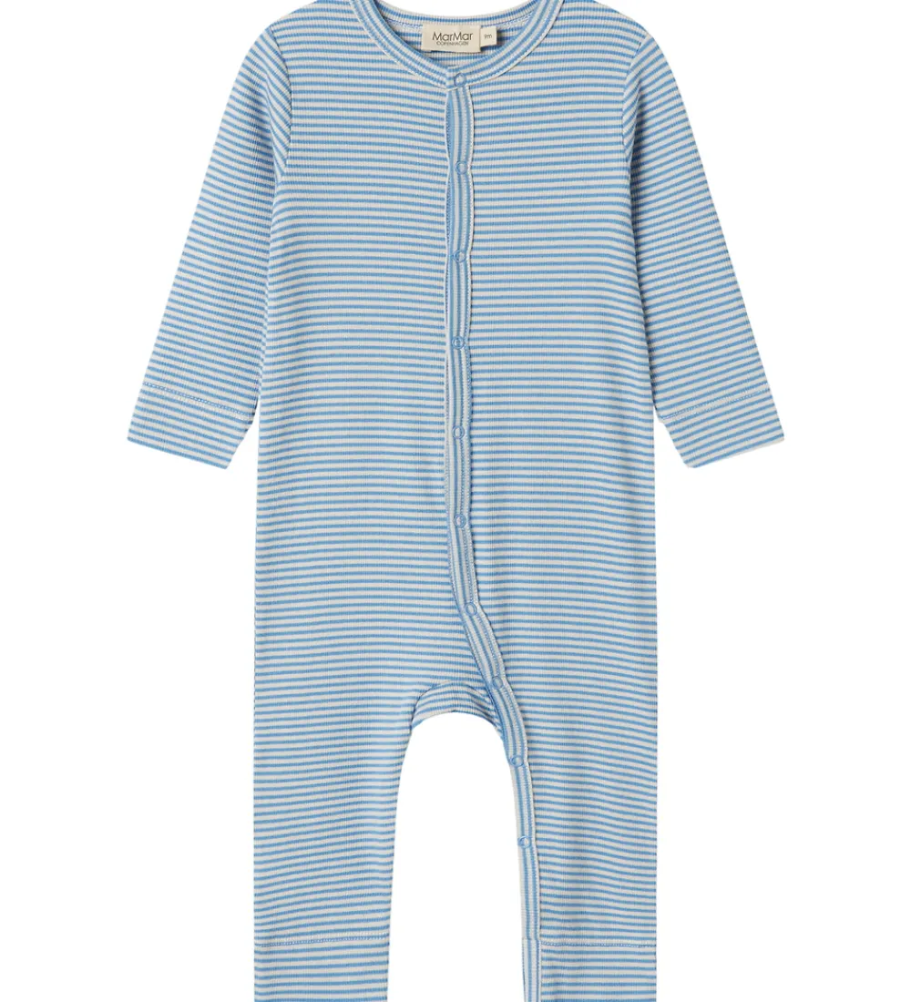 MarMar Heldragter*Heldragt - Rib - Modal - Ruka - Blue Stripe