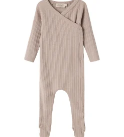 Heldragter-MarMar Heldragt m. Fødder - Pointelle - Rubello - Soft Beige