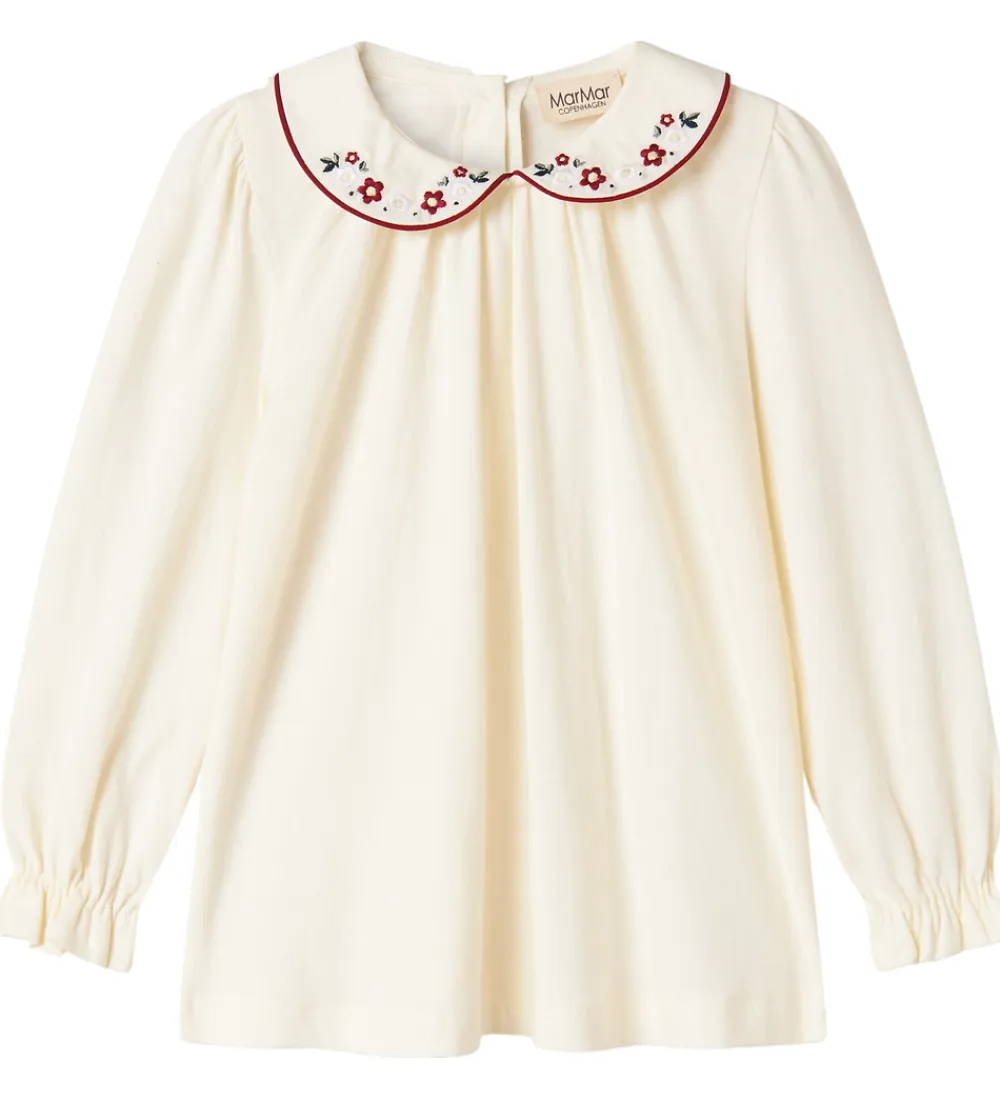 MarMar Kjoler|Juletøj*Kjole - Bomuld/Modal - Tielle - Gentle White