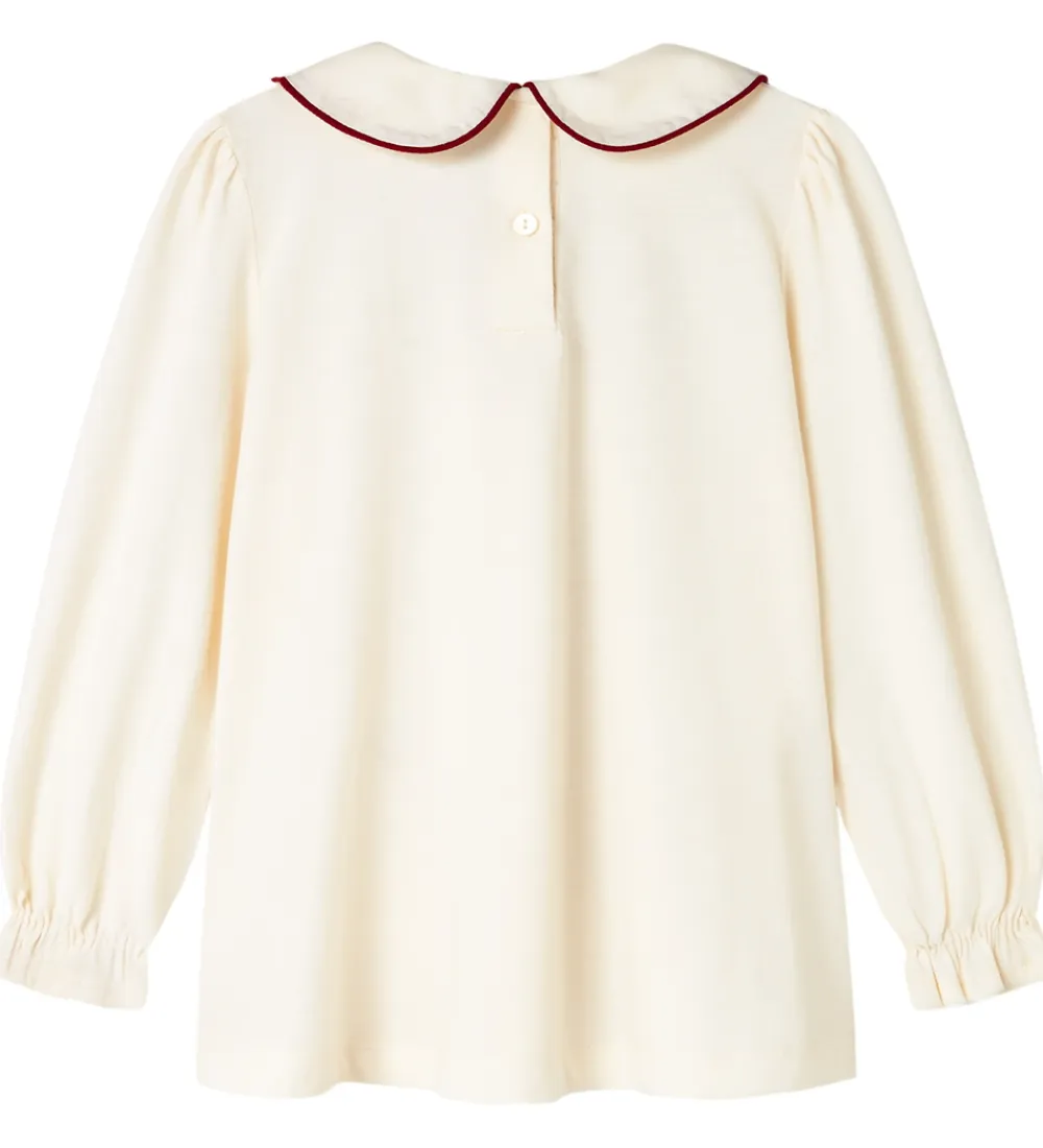 MarMar Kjoler|Juletøj*Kjole - Bomuld/Modal - Tielle - Gentle White