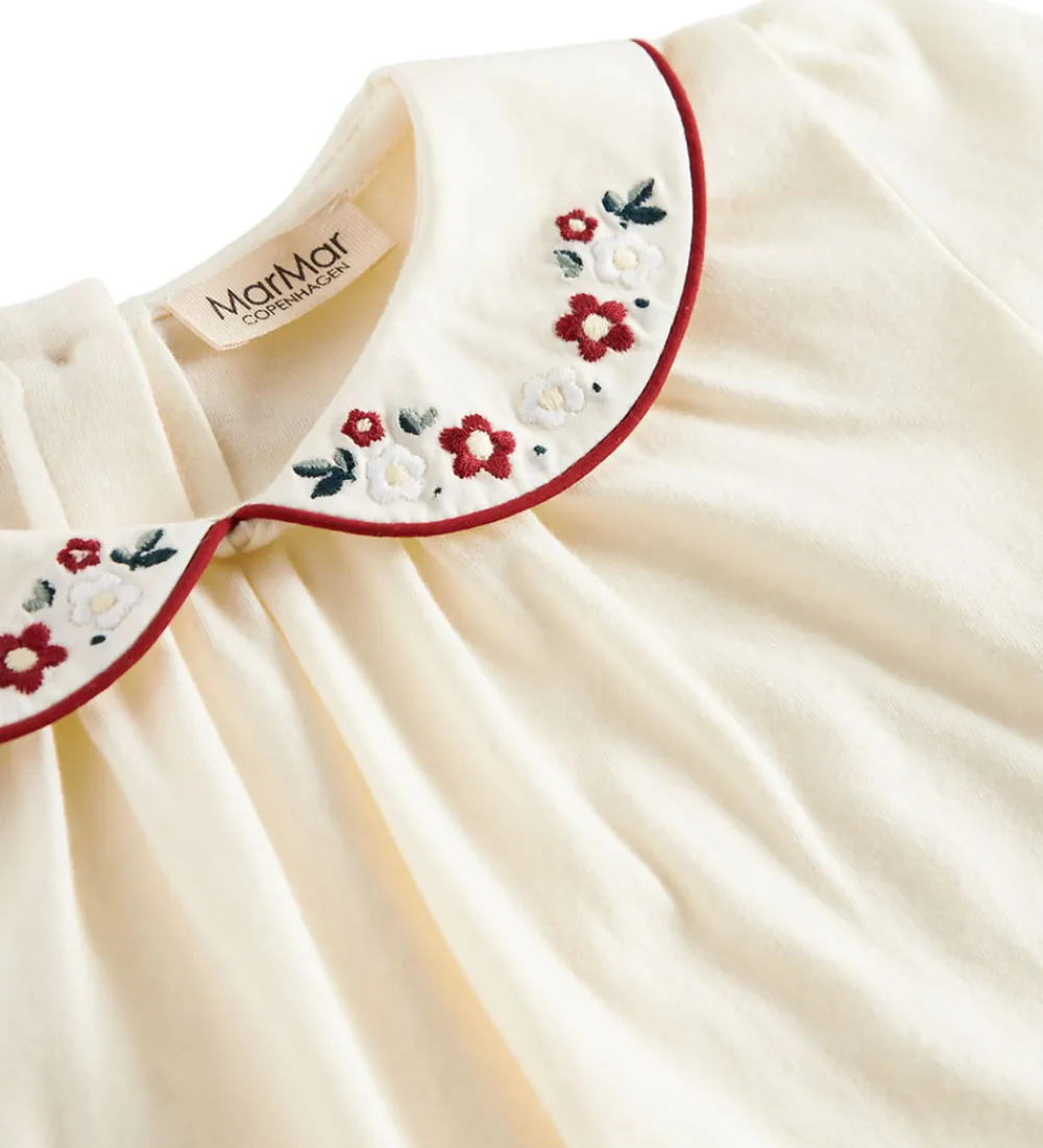 MarMar Kjoler|Juletøj*Kjole - Bomuld/Modal - Tielle - Gentle White