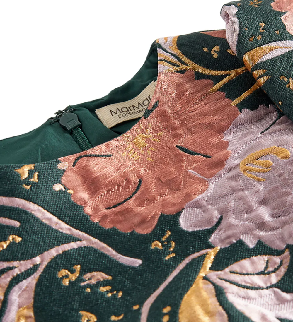 MarMar Kjoler|Juletøj*Kjole - Jacquard - Doreen - Winter Bouquet