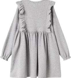 MarMar Kjoler*Kjole - Rib/Modal - Dikte - Light Grey Melange