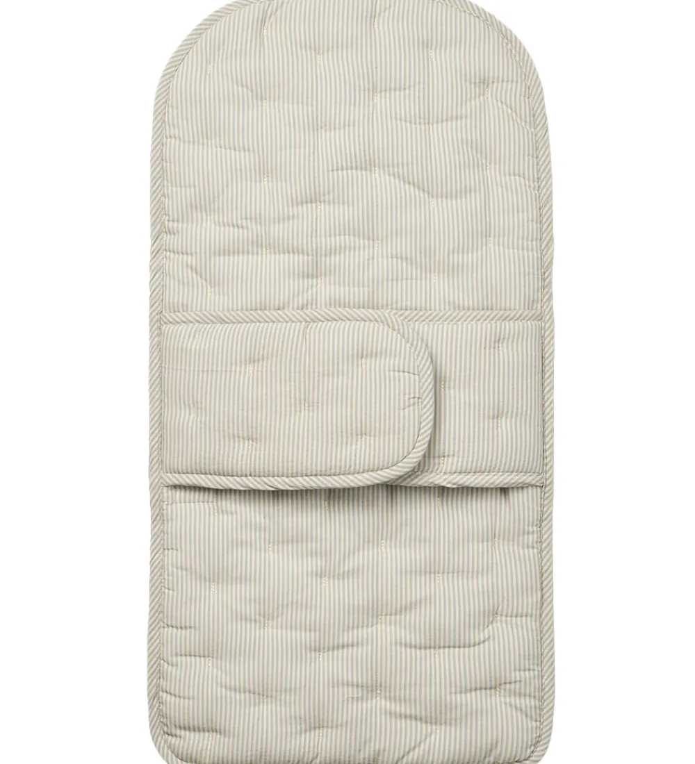 MarMar Puslepuder Og -Underlag*Pusleunderlag - Blue Stone Stripe