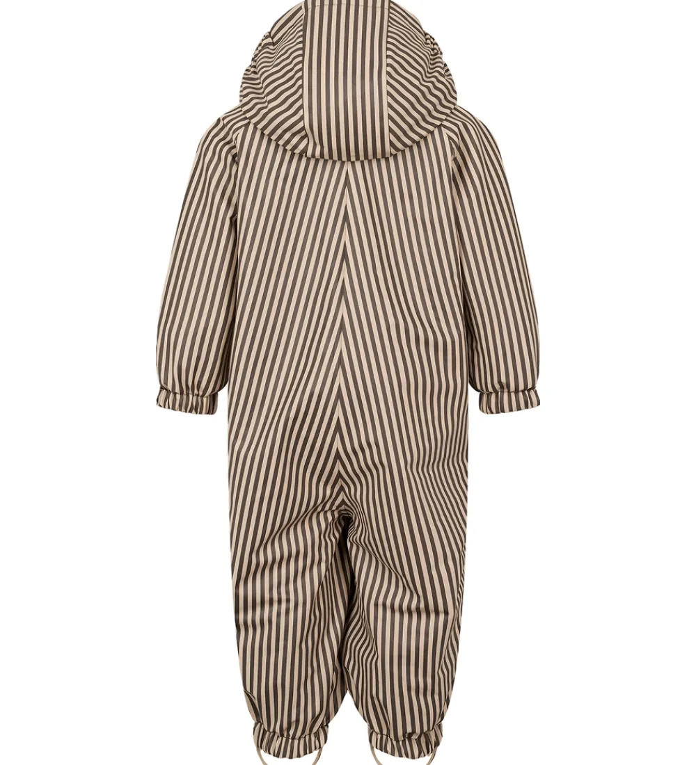 Regntøj-MarMar Regndragt m Fleece - PU - Orion - Brown Stripe