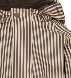 Regntøj-MarMar Regndragt m Fleece - PU - Orion - Brown Stripe