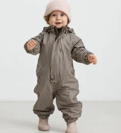 Regntøj-MarMar Regndragt m Fleece - PU - Orion - Brown Stripe