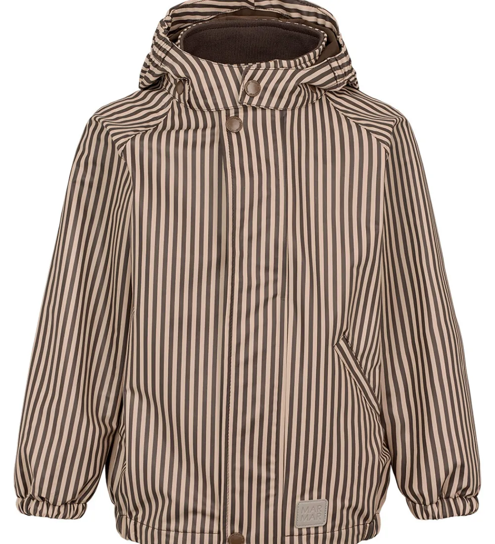 Regntøj-MarMar Regntøj m. Seler - PU - Oddy - Brown Stripe