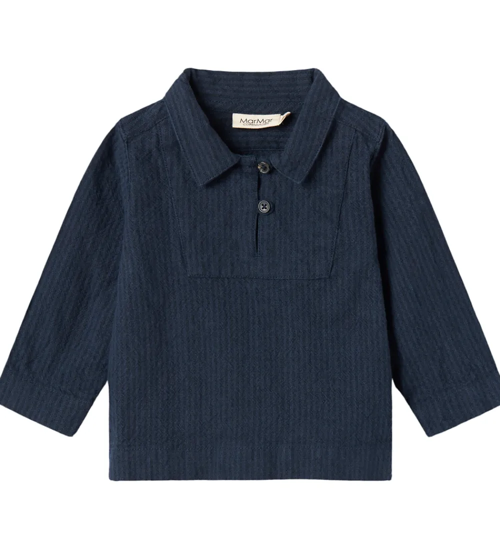 MarMar Skjorter*Skjorte - Tovas - Dark Blue Stripe