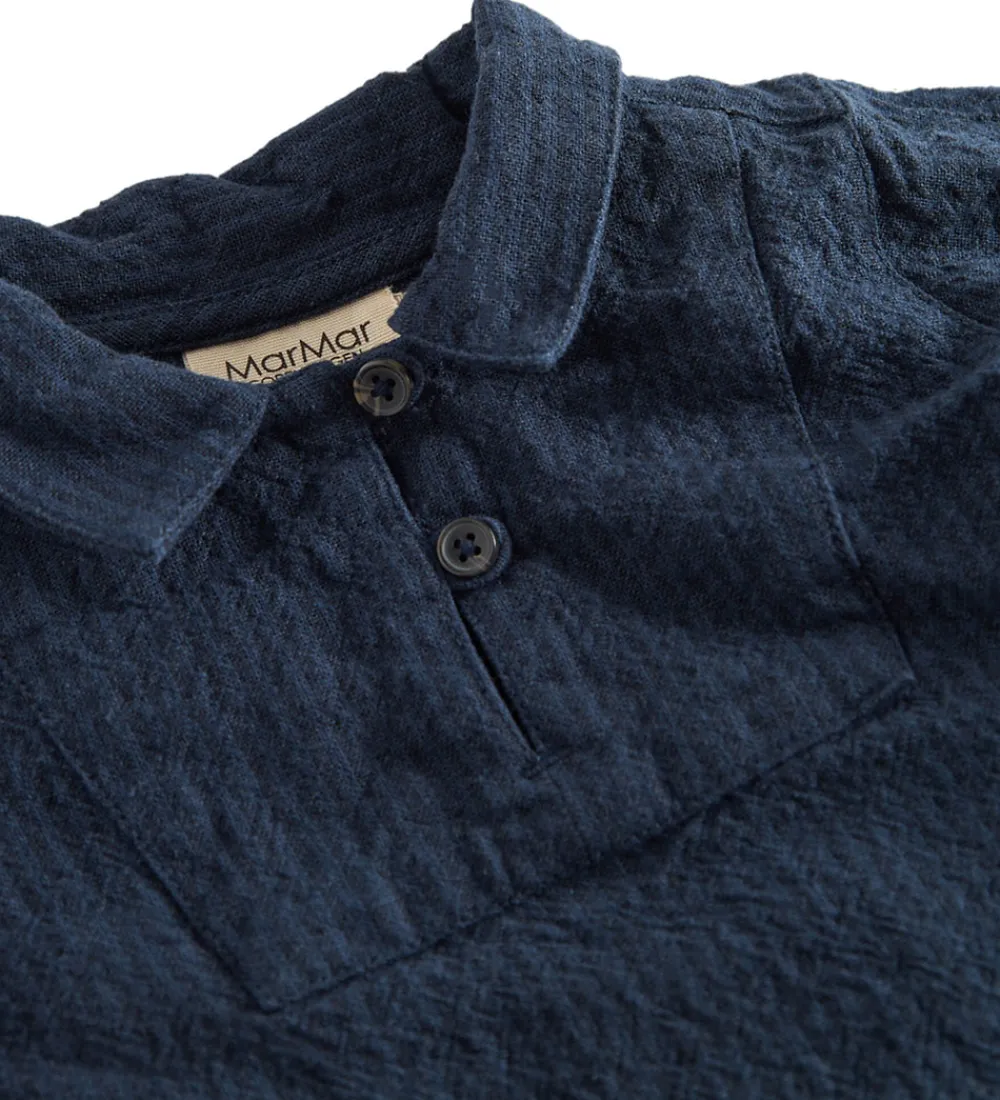 MarMar Skjorter*Skjorte - Tovas - Dark Blue Stripe