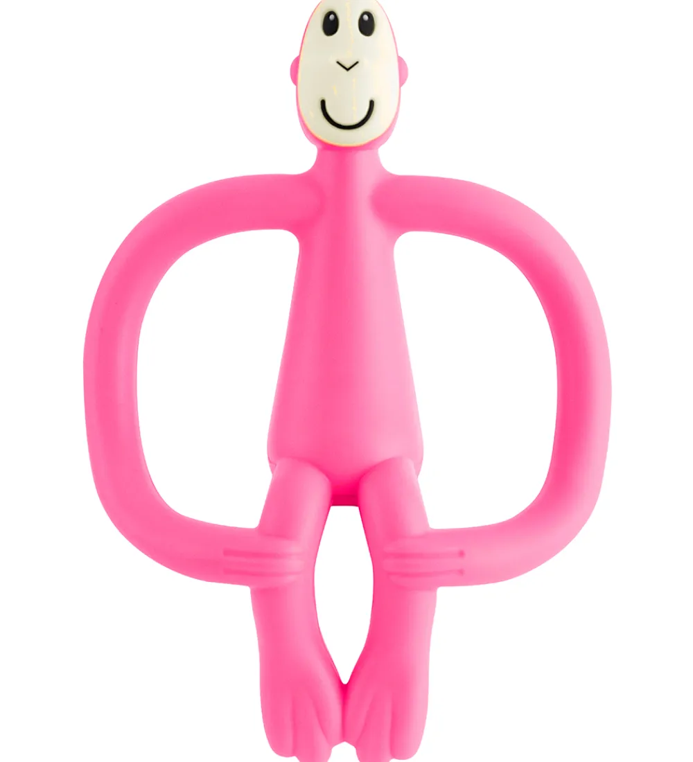Bideringe-Matchstick Monkey Bidering - Monkey Teething - Pink
