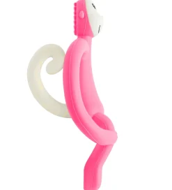 Bideringe-Matchstick Monkey Bidering - Monkey Teething - Pink