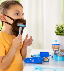 Rolleleg-Melissa & Doug Barber Shop - 16 Dele - Blå