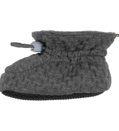 Melton Hjemmesko*Futter - Noos - Medium Grey Melange