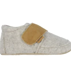 Melton Hjemmesko*Hjemmesko - Beige Melange