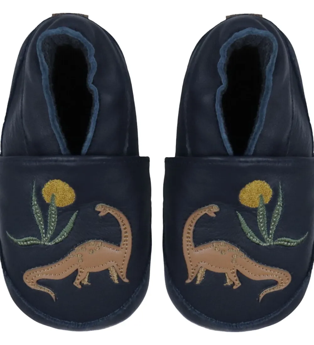 Hjemmesko-Melton Skindfutter - Dinosaur - Navy Academy