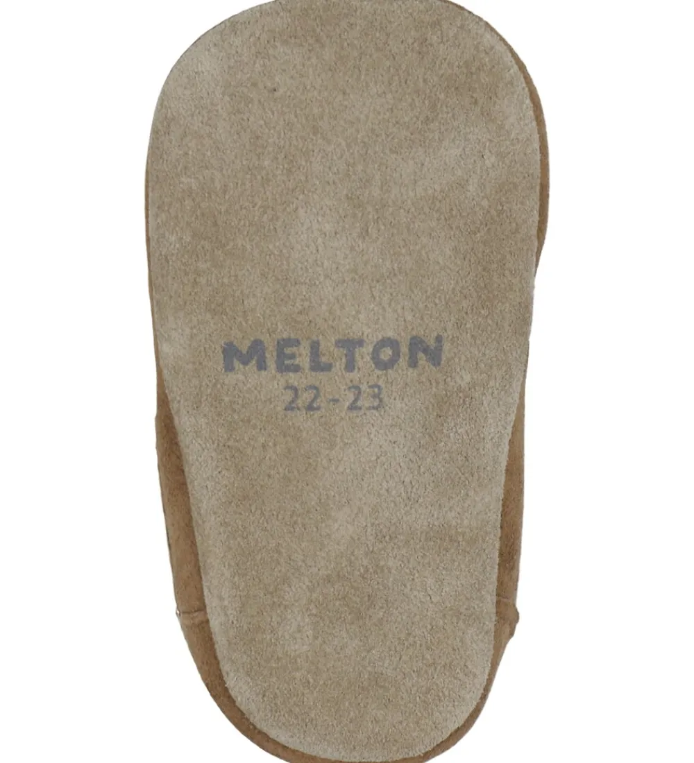 Hjemmesko-Melton Skindfutter - Hiking Teddy - Oxford Tan