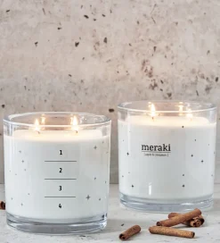 Julepynt|Julekalender-Meraki Duftlys - Advent - Æble & Kanel