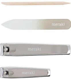 Neglesaks Og Negleklipper-Meraki Neglesæt - 4 dele