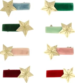 Meri Meri Hårspænder*Hårclips - 8-pak - 3,5 cm - Gold Star