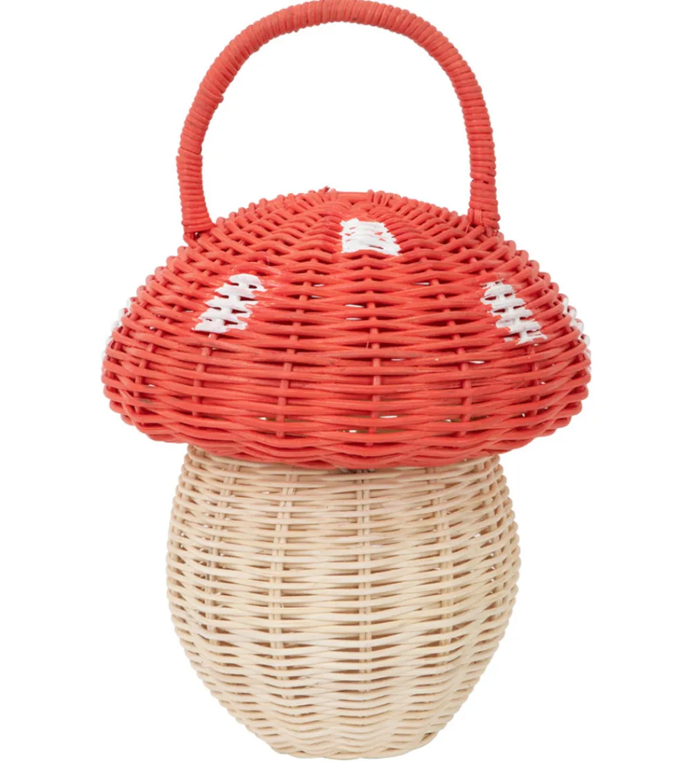 Meri Meri Kurve*Kurv - 20x18 cm - Mushroom basket