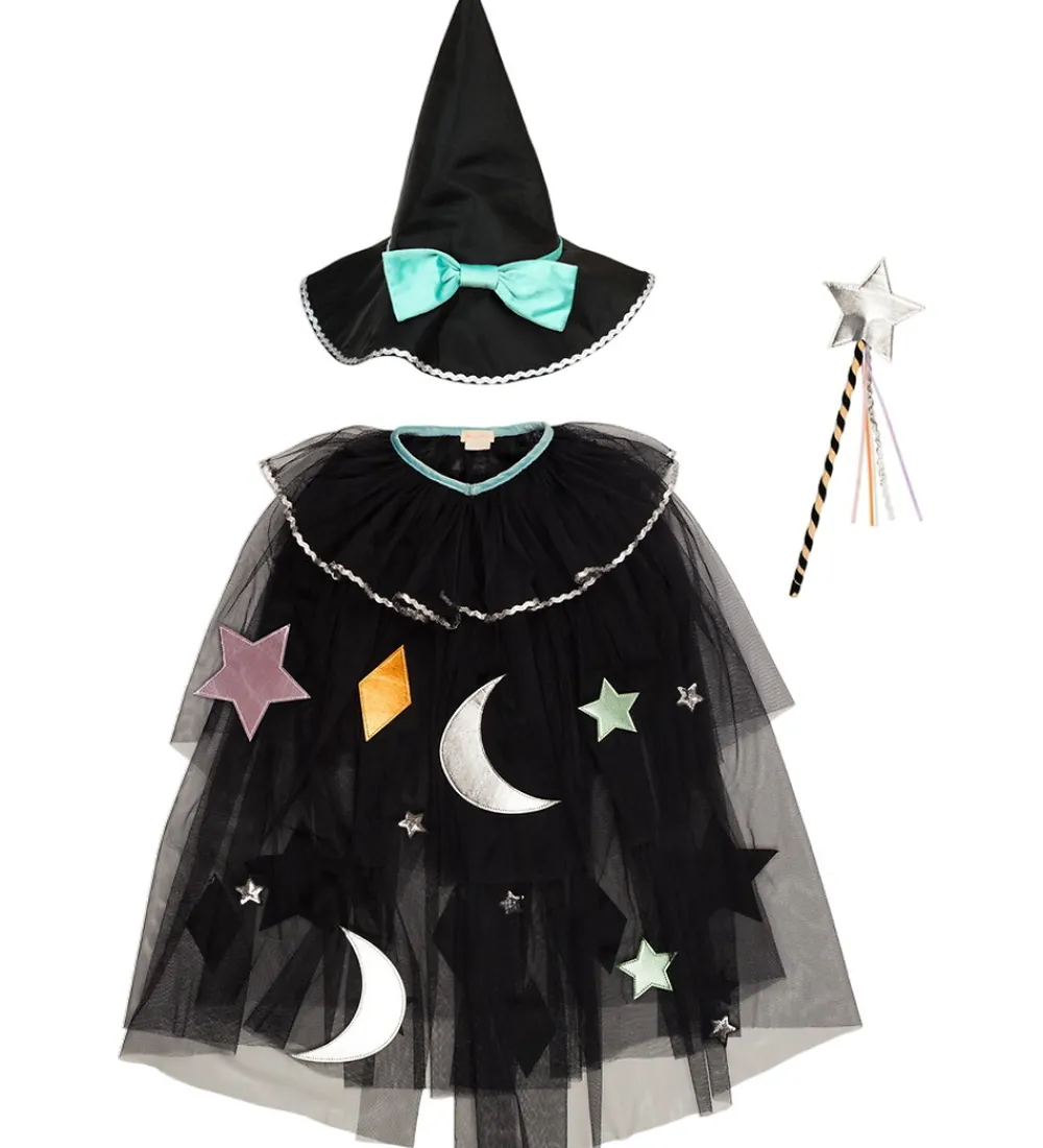 Meri Meri Rolleleg|Halloween*Udklædning - Tulle Appliqué - Sort