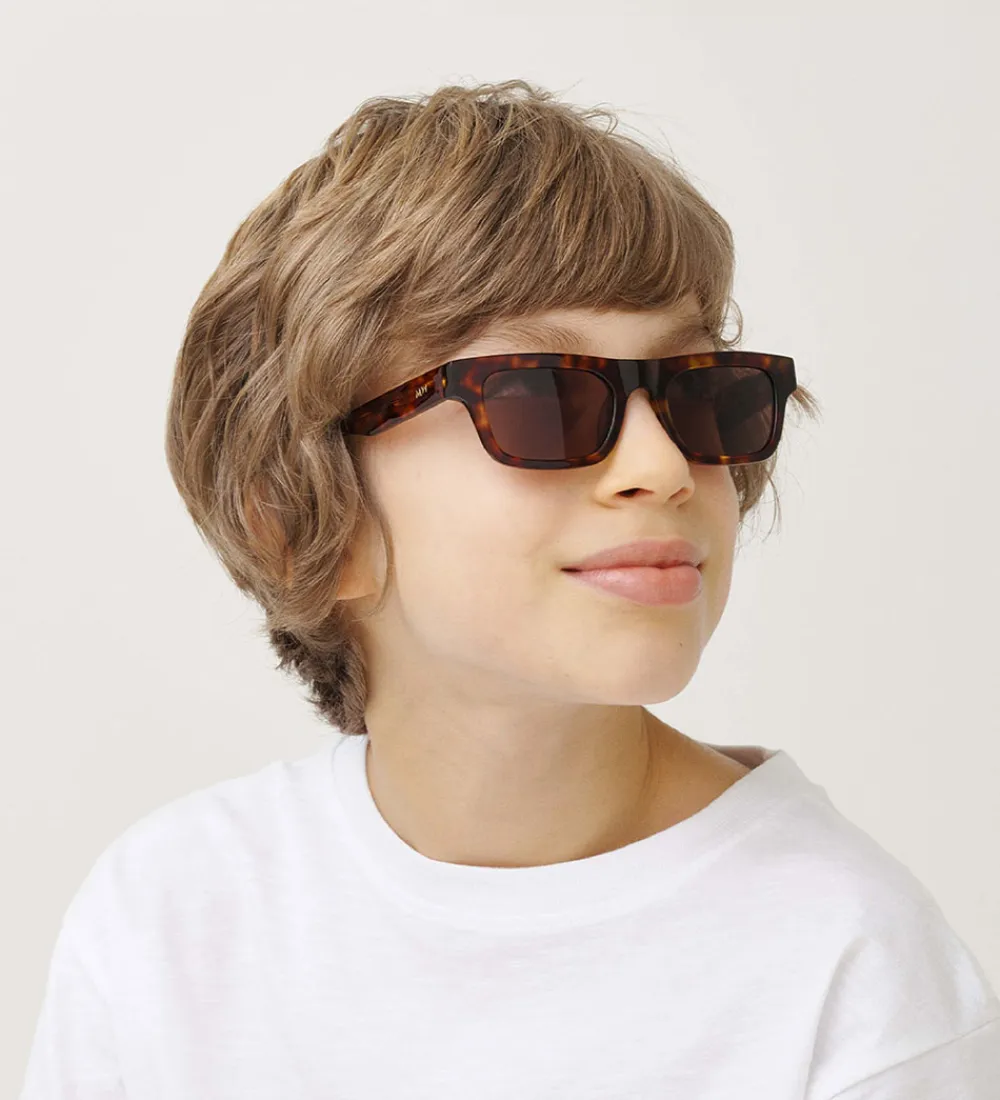 Solbriller-MessyWeekend Kids Solbriller - Dylan The Kid - Tortoise Brown
