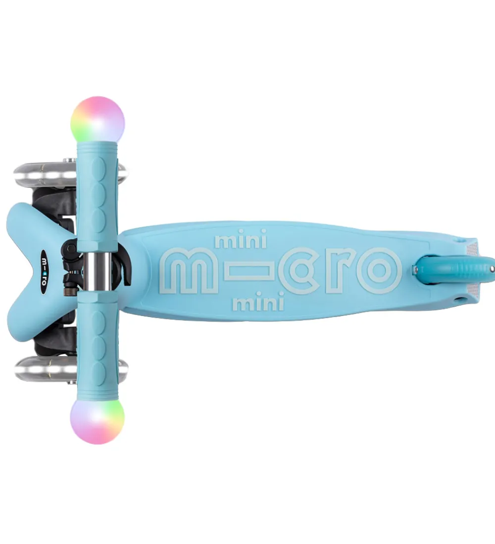 Micro Løbehjul|Løbehjul*Løbehjul - Mini2grow Deluxe Magic LED - Blå