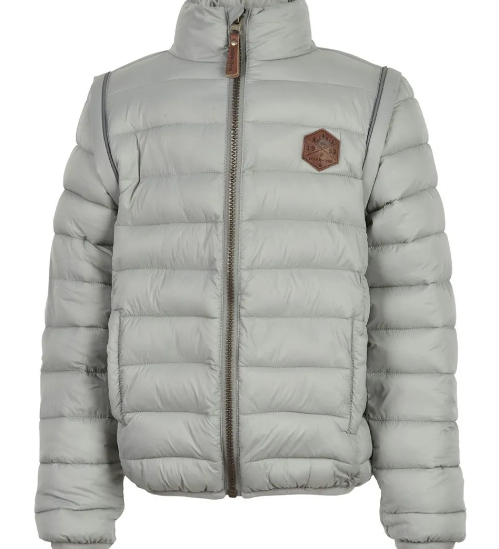 Mikk-Line Dunveste Og Dyneveste*Dynejakke/Vest - 2-i-1 - Neutral Gray