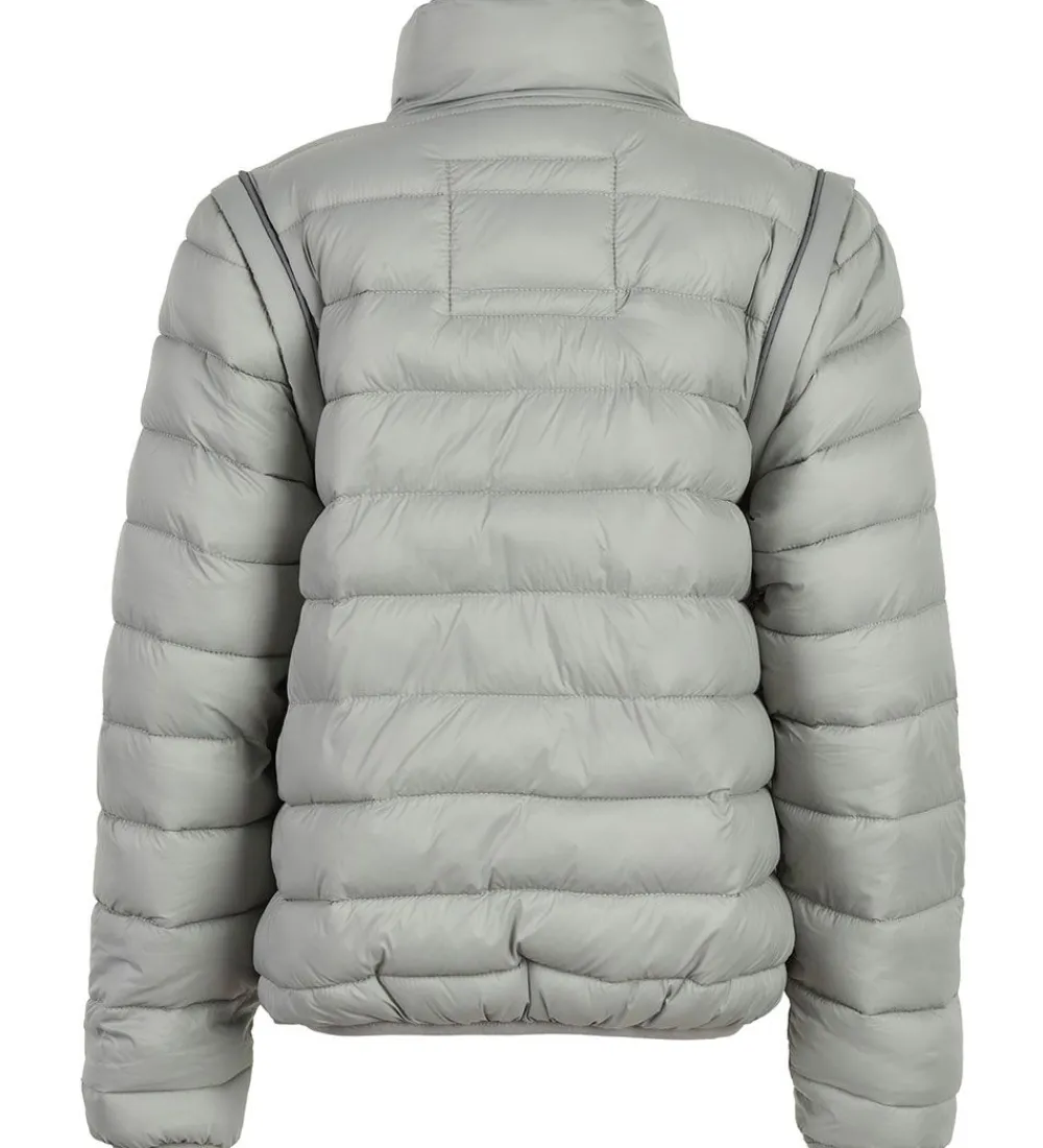 Mikk-Line Dunveste Og Dyneveste*Dynejakke/Vest - 2-i-1 - Neutral Gray
