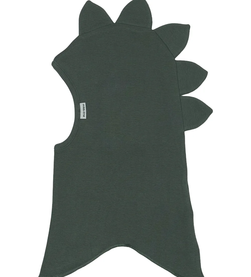 Elefanthuer-Mikk-Line Elefanthue - 2-lags - Balsam Green m. Dinotakker