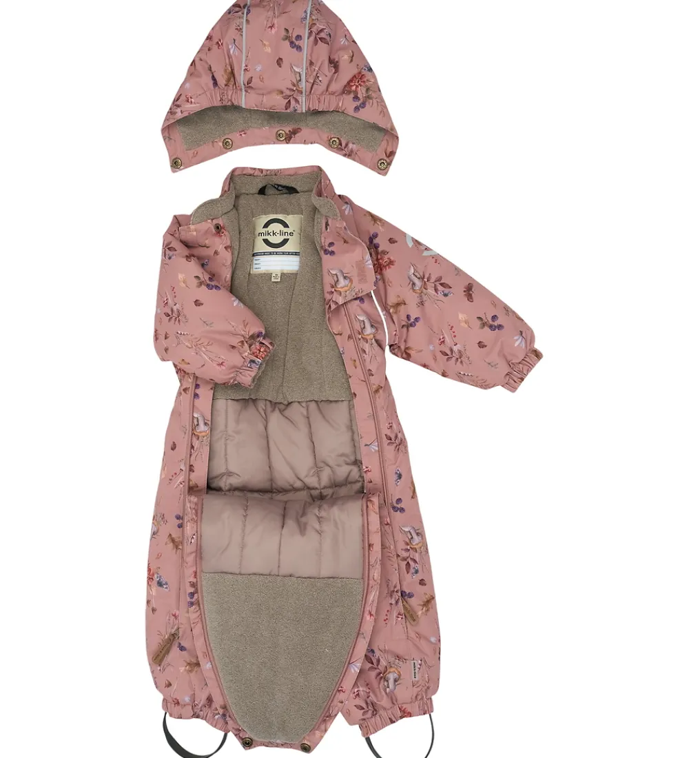 Mikk-Line Flyverdragter*Flyverdragt - AOP Floral - Burlwood