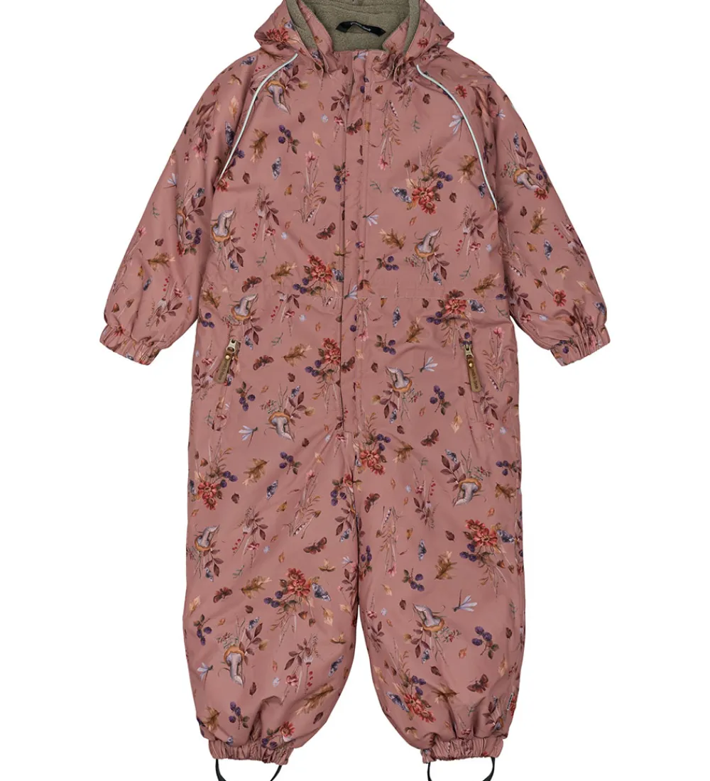 Mikk-Line Flyverdragter*Flyverdragt - Floral - Burlwood m. Print