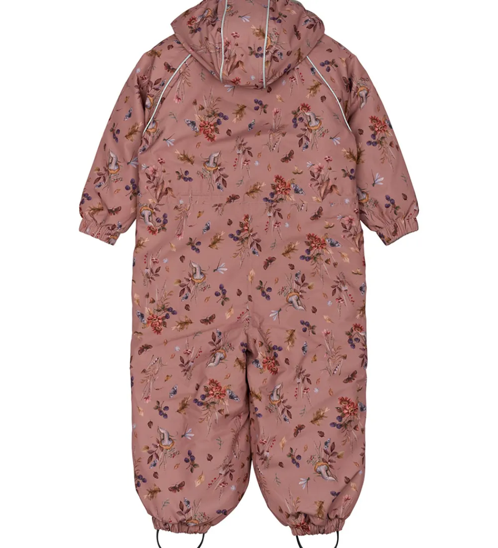 Mikk-Line Flyverdragter*Flyverdragt - Floral - Burlwood m. Print