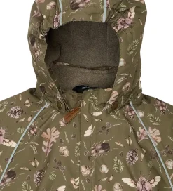 Mikk-Line Flyverdragter*Flyverdragt - Forrest - Burnt Olive m. Print