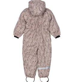 Flyverdragter-Mikk-Line Flyverdragt - PU - Recycled - Cloud Gray m. Print