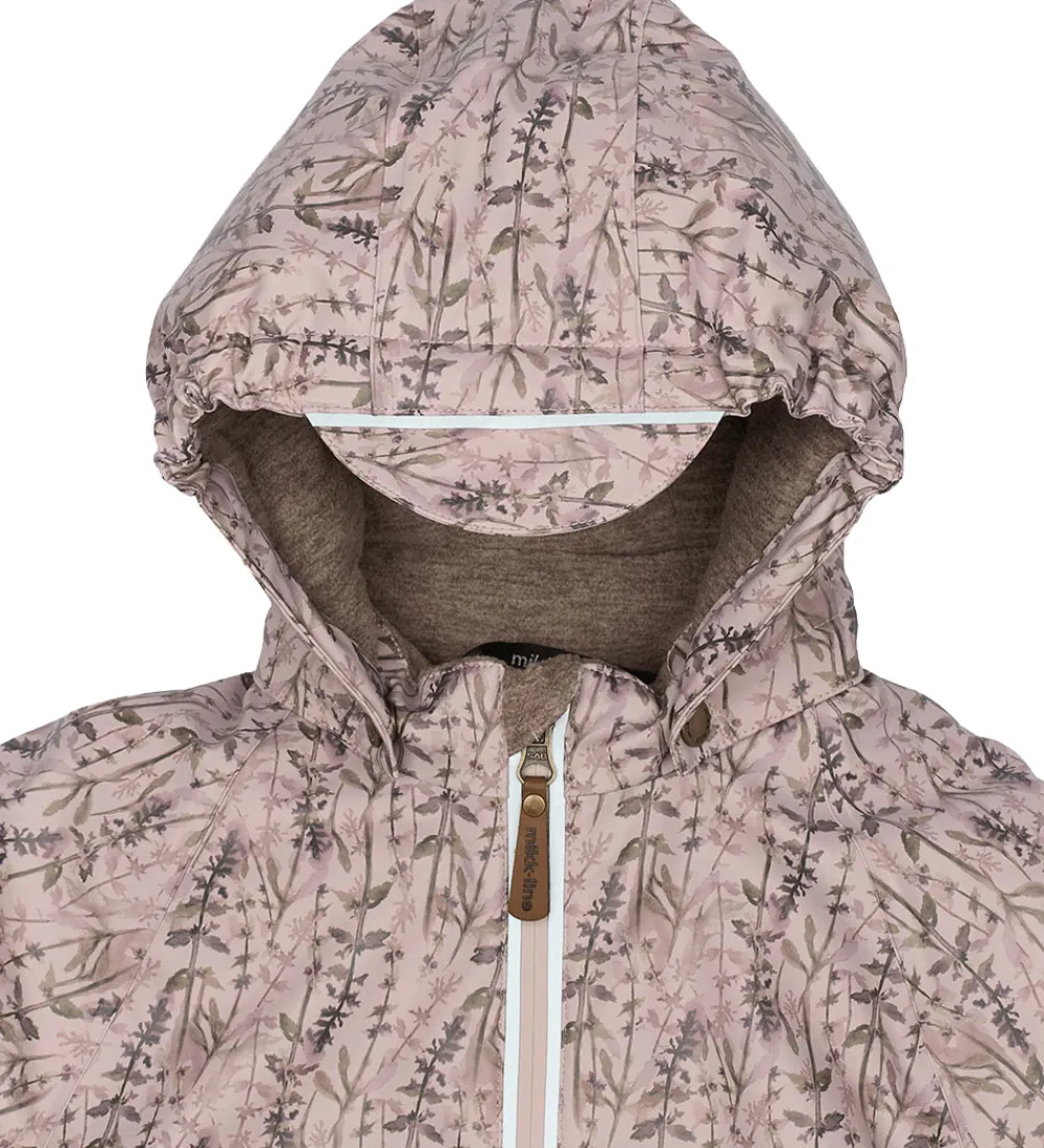 Flyverdragter-Mikk-Line Flyverdragt - PU - Recycled - Cloud Gray m. Print