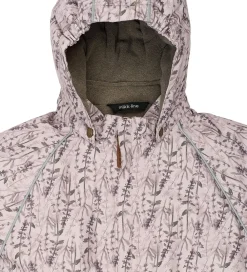 Flyverdragter-Mikk-Line Flyverdragter - Floral - Cloud Gray m. Print