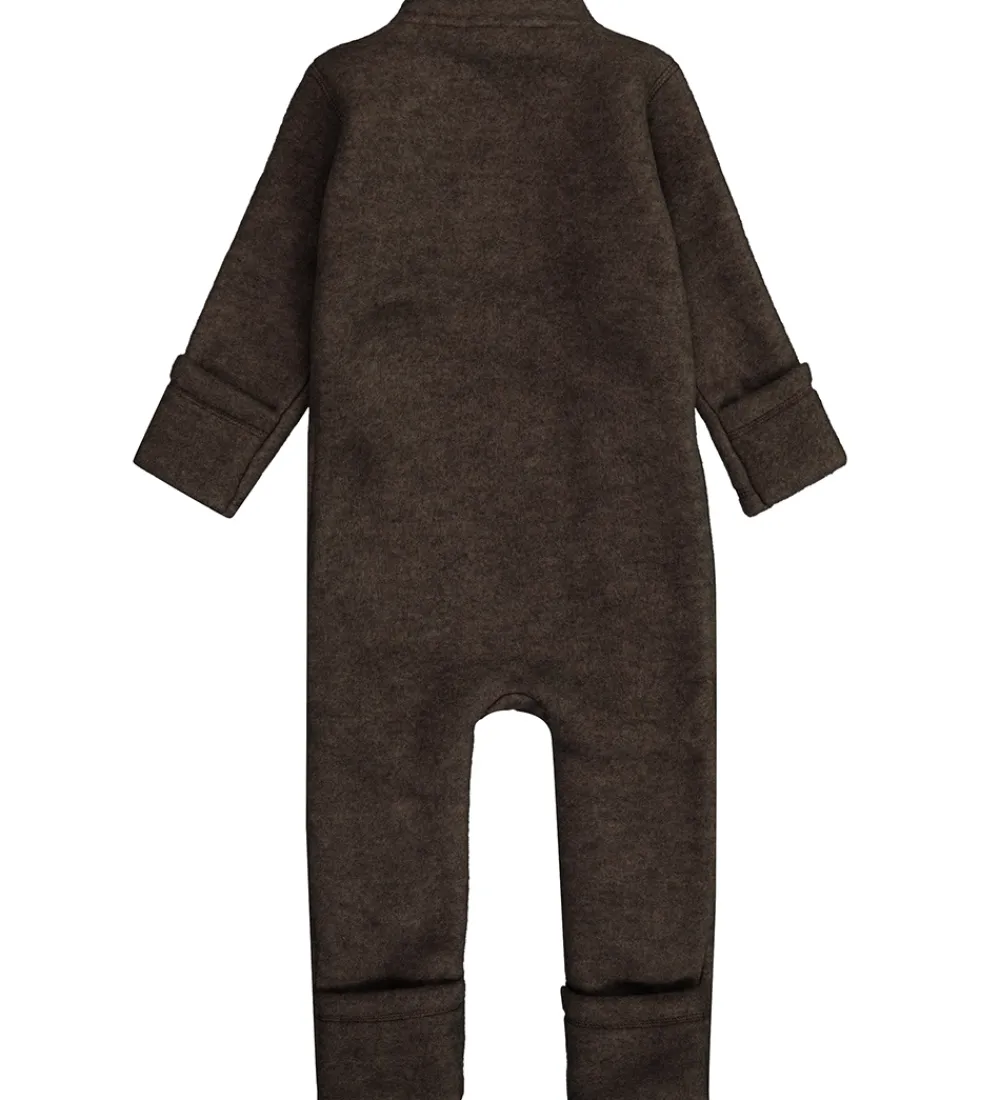 Mikk-Line Køredragter*Køredragt - Uld - Dark Brown Melange